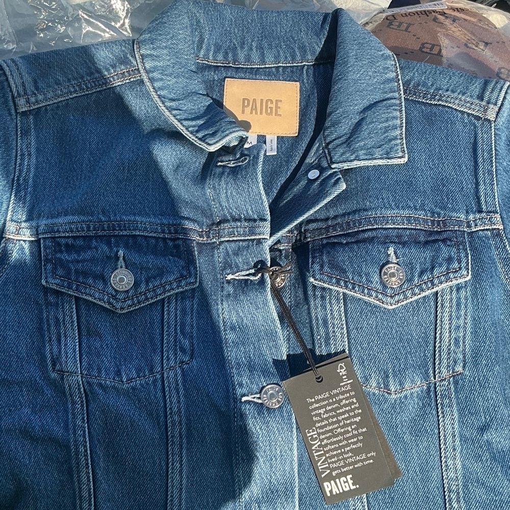 PAIGE Classic Blue Jean Jacket